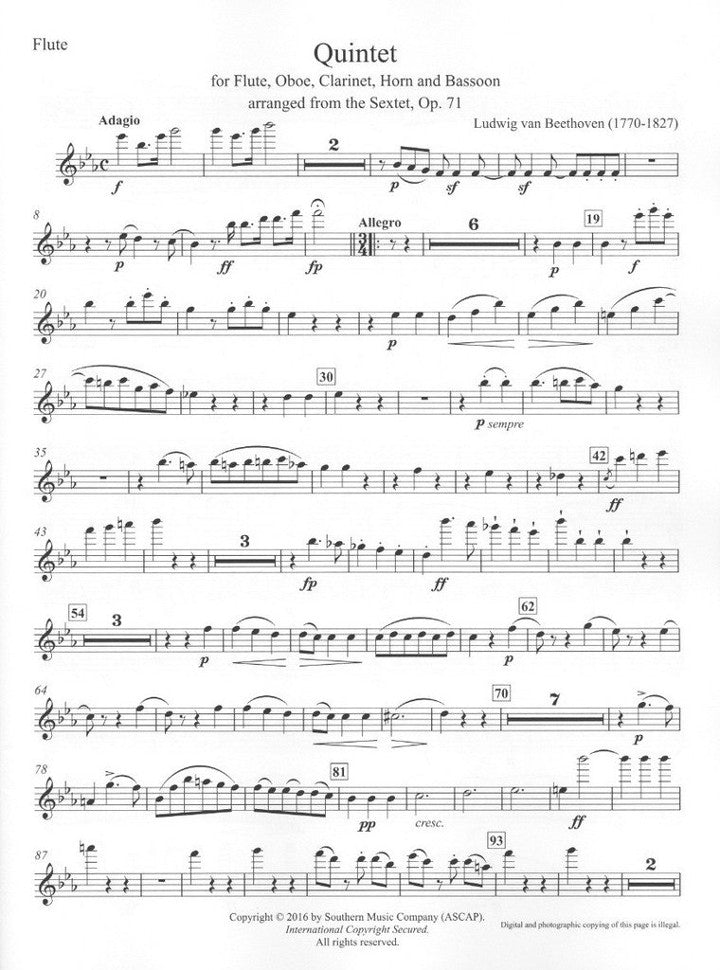 Various :: Twenty Two Woodwind Quintets - Score and Parts