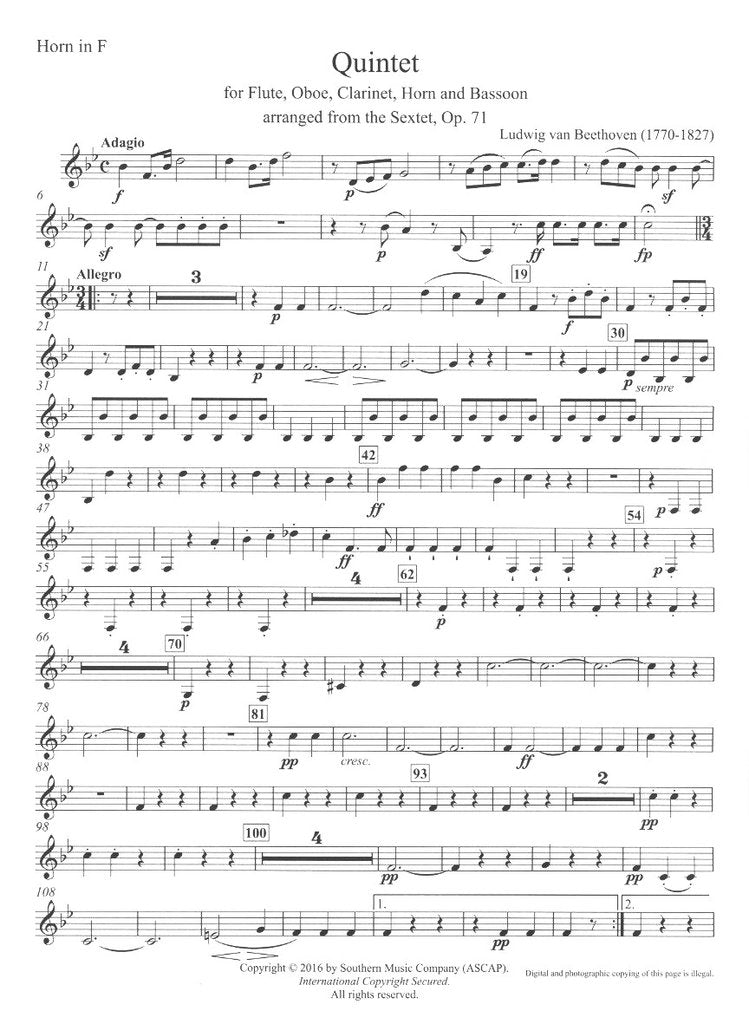 Various :: Twenty Two Woodwind Quintets - Horn