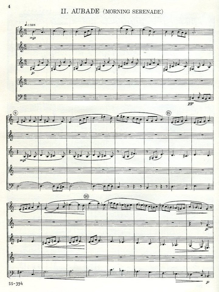Milhaud, D :: La Cheminee du Roi Rene [The Chimney of King Rene]