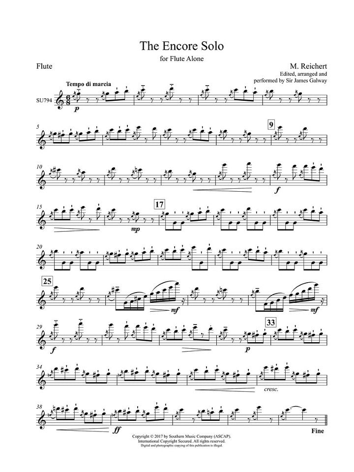 Reichert, MA :: The Encore Solo