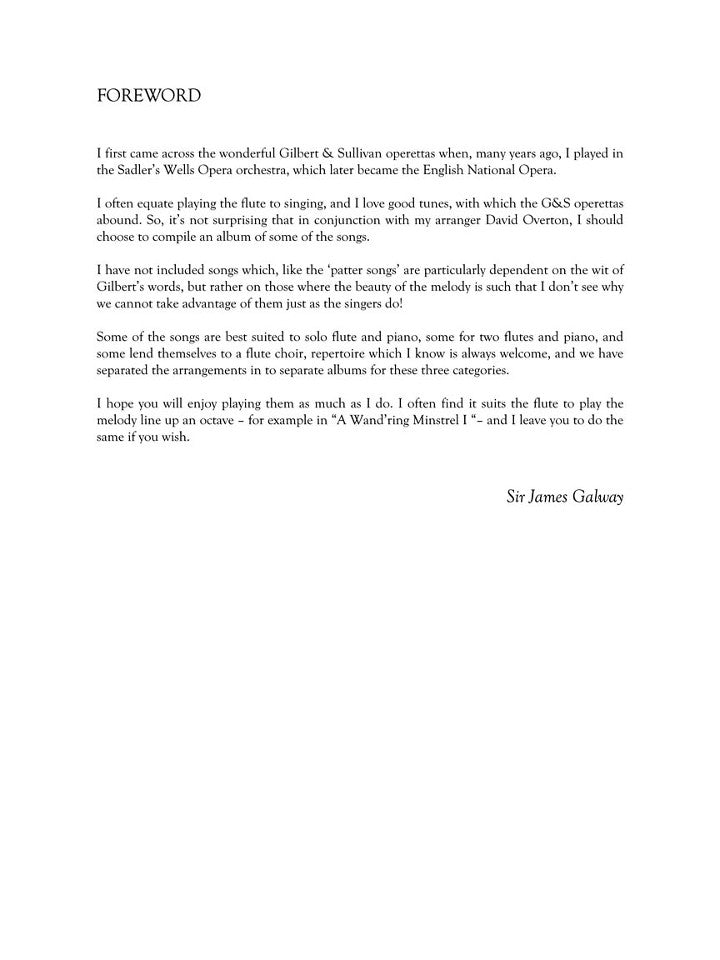 Sullivan, A :: Gilbert and Sullivan Arias