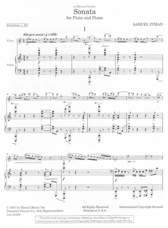 Zyman, S :: Sonata