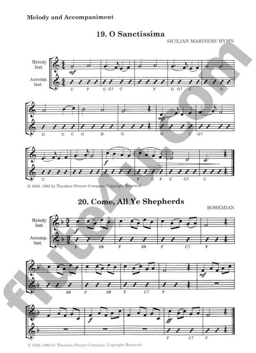 Various :: Play a Song of Christmas - Melody & Accompaniment (chord symbols)