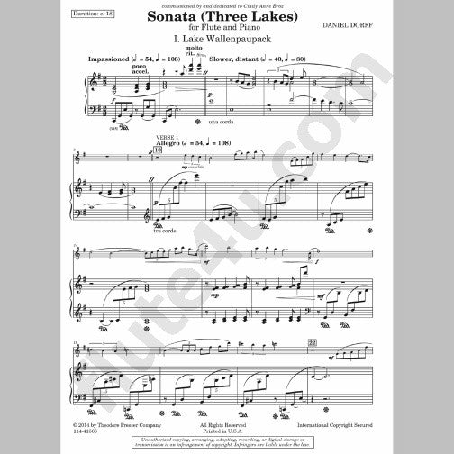 Dorff, D :: Sonata (Three Lakes)