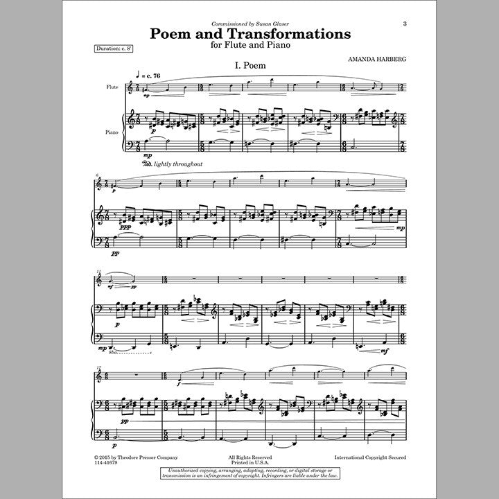 Harberg, A :: Poem And Transformations