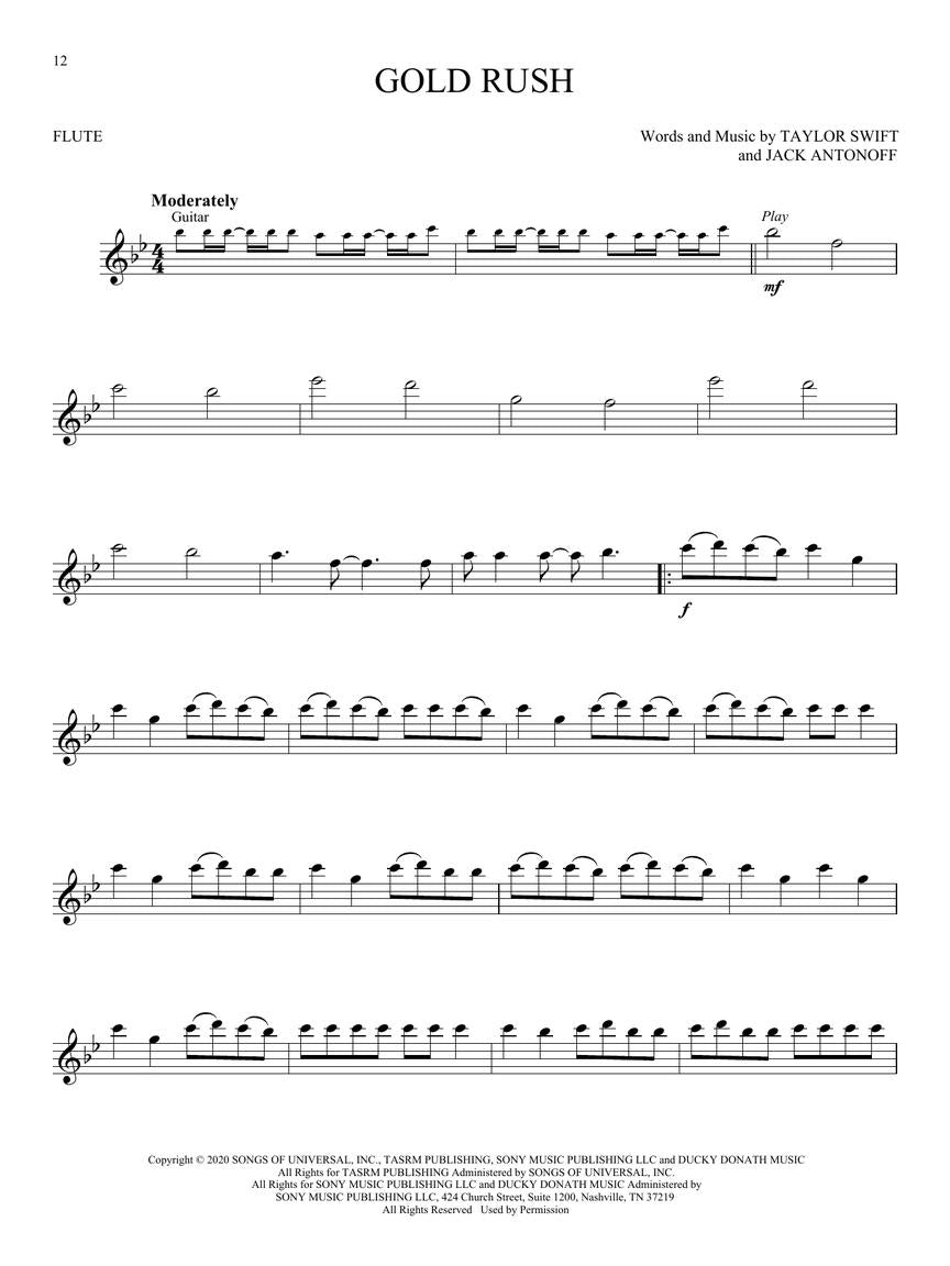 Swift, T :: Taylor Swift: Selections from Folklore & Evermore