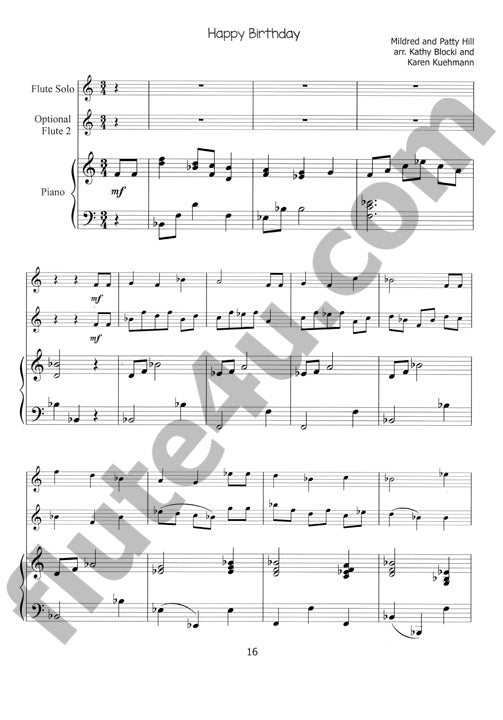 Blocki, K :: Flute Zoo Solo Book - Piano Accompaniment