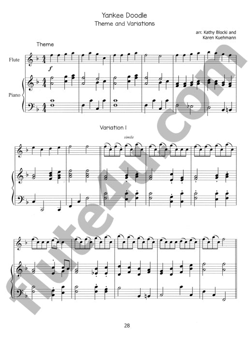 Blocki, K :: Flute Zoo Solo Book - Piano Accompaniment