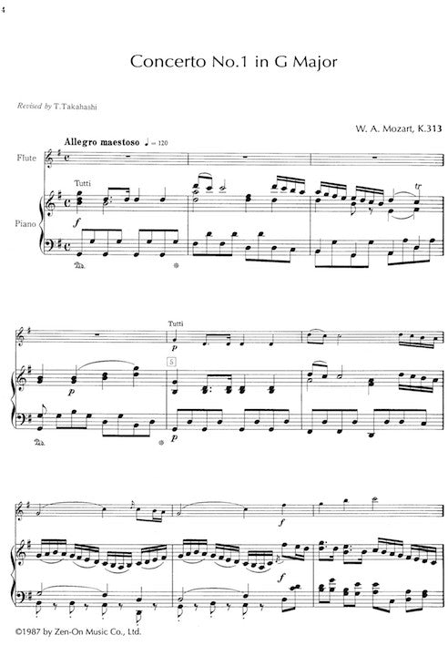 Mozart, WA :: Concerto No. 1 in G Major, K.313