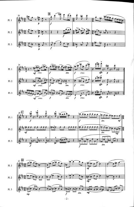 Arakawa, H :: Flute Trio No. 1