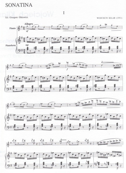 Kilar, W :: Sonatina
