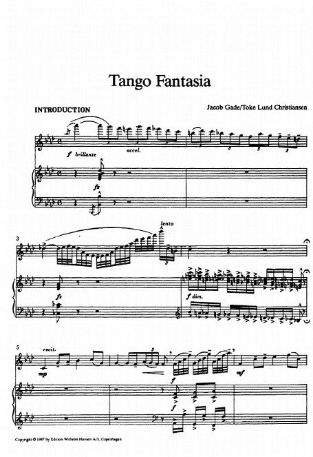 Gade, J; Christiansen, T :: Tango Fantasia