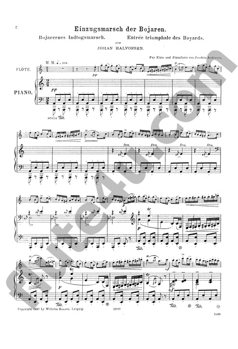Halvorsen, J :: Einzugsmarch der Bojaren [Entry March of the Bojaren]