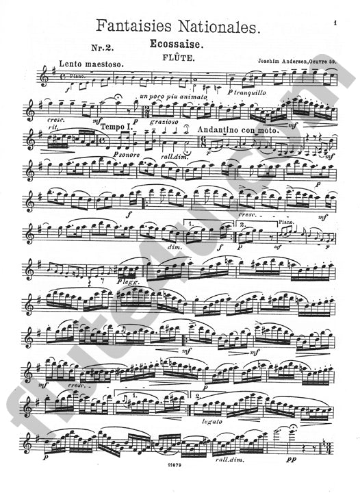 Andersen, J :: Fantaisies Nationales Opus 59 Nr. 2