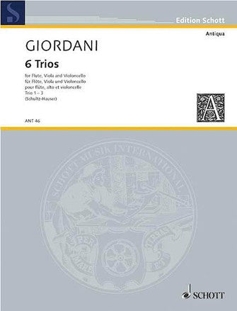 Giordani, T :: 6 Trios Op. 12 - Volume 1