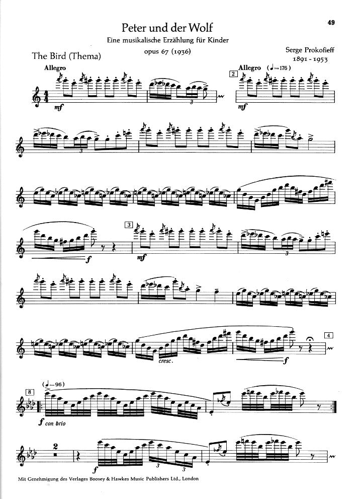 Various :: Moderne Orchesterstudien fur Flote [Modern Orchestral Studies for Flute] Vol. 1