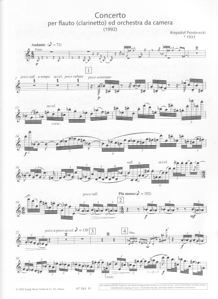 Penderecki, K :: Concerto