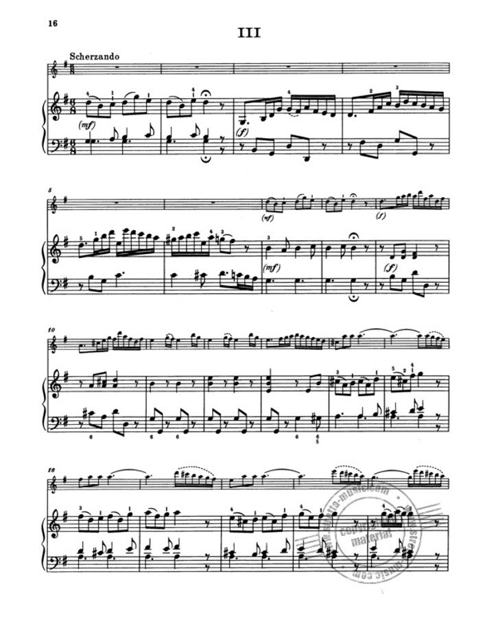 Benda, F :: Sonata G-Dur [Sonata in G Major] op. 3/1