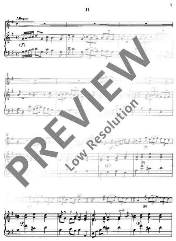 Hasse, JA :: Sonate G-Dur [Sonata in G major]