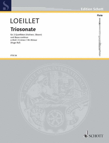 Loeillet, JB :: Triosonate e-moll [Trio Sonata in E minor] op. 1/6