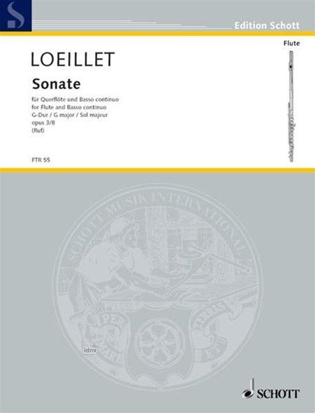 Loeillet, JB :: Sonate G-Dur [Sonata in G major] op. 3/8