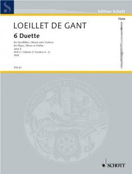 Loeillet, JB :: 6 Duette [Duets] op. 5 - Volume 2