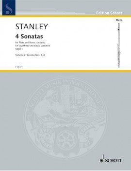 Stanley, J :: Vier Sonaten [Four Sonatas] op. 1: Volume 2