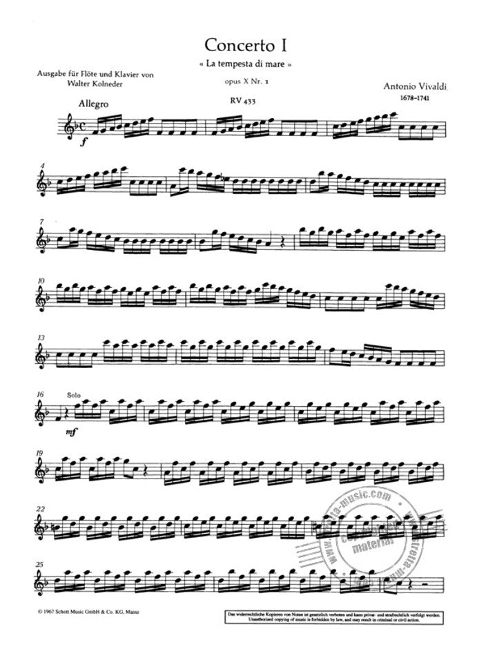 Vivaldi, A :: Concerto in F major 'La tempesta di mare' op. 10, No. 1