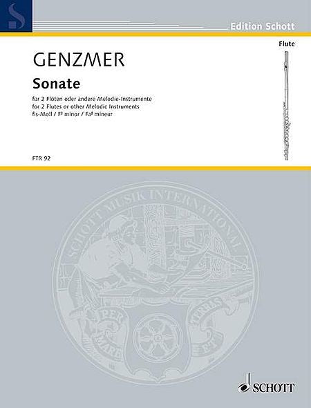 Genzmer, H :: Sonate fis-Moll [Sonata in F sharp minor]