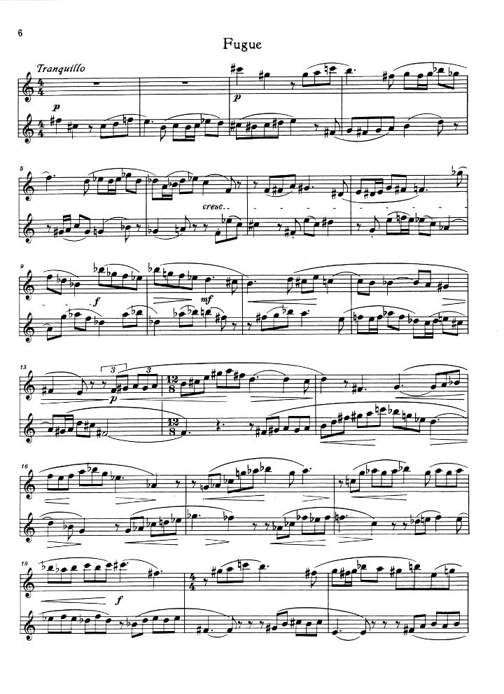 Genzmer, H :: Sonate fis-Moll [Sonata in F sharp minor]