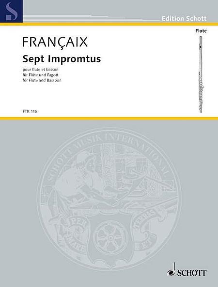 Francaix, J :: Sept Impromptus [Seven Impromptus]