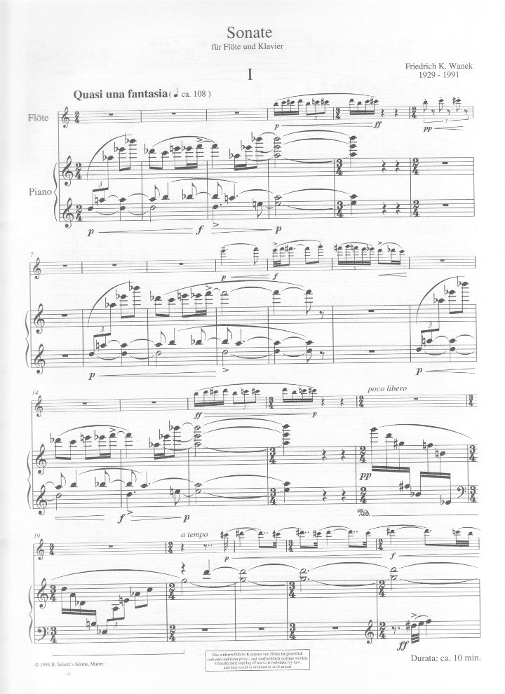 Wanek, FK :: Sonate [Sonata]