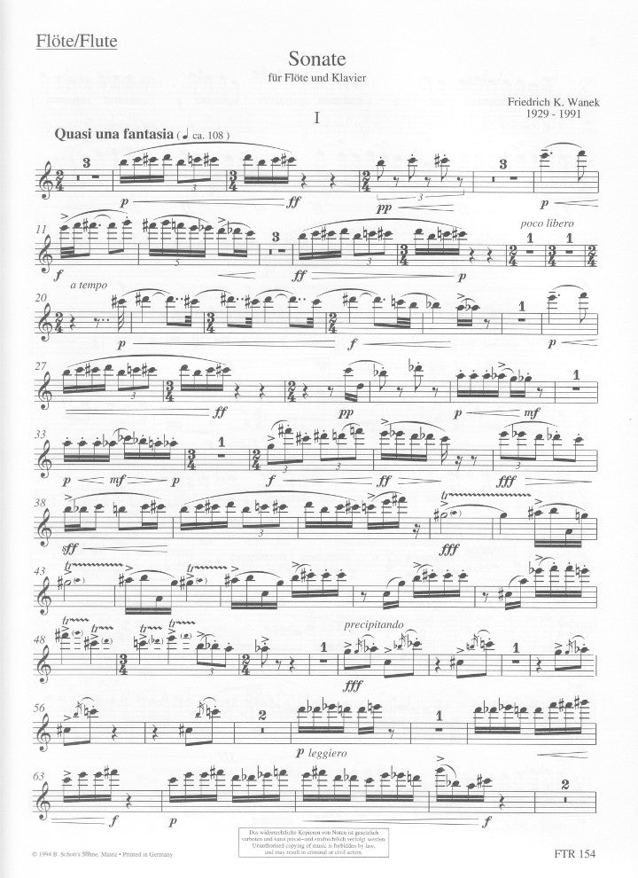 Wanek, FK :: Sonate [Sonata]