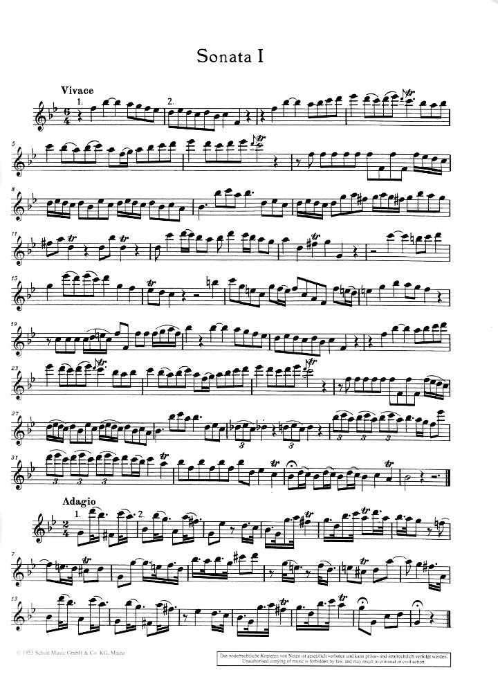 Telemann, GP :: 6 Sonaten im Kanon [Canonic Sonatas] op. 5