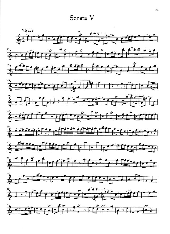 Telemann, GP :: 6 Sonaten im Kanon [Canonic Sonatas] op. 5