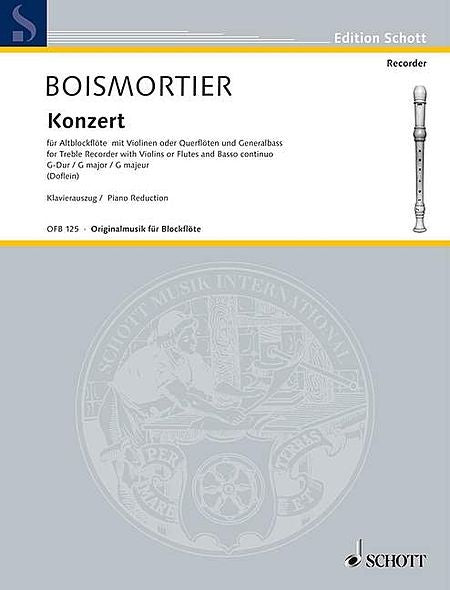 Boismortier, JB :: Konzert G-Dur [Concerto in G major]