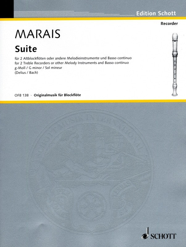 Marais, M :: Suite in G minor
