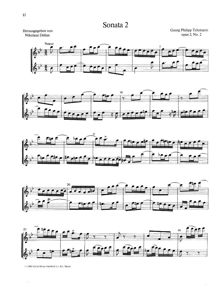 Telemann, GP :: 6 Sonaten [6 Sonatas] op. 2, Nos. 1 & 2, Vol. 1
