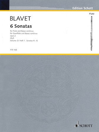 Blavet, M :: 6 Sonatas, op. 2, Vol. 2