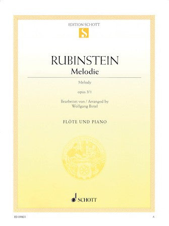 Rubinstein, A :: Melodie [Melody] op. 3, No. 1