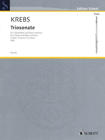Krebs, JL :: [Triosonate] Trio Sonata in B minor