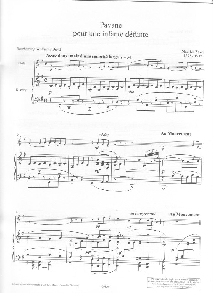 Ravel, M :: Pavane pour une infante defunte [Pavane for a Dead Princess]