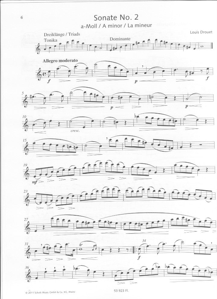 Drouet, L :: 3 Kleine Sonaten [Little Sonatas]