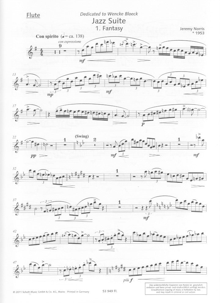 Norris, J :: Jazz Suite