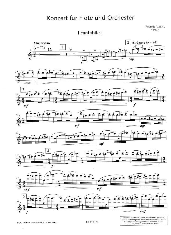 Vasks, P :: [Konzert] Concerto