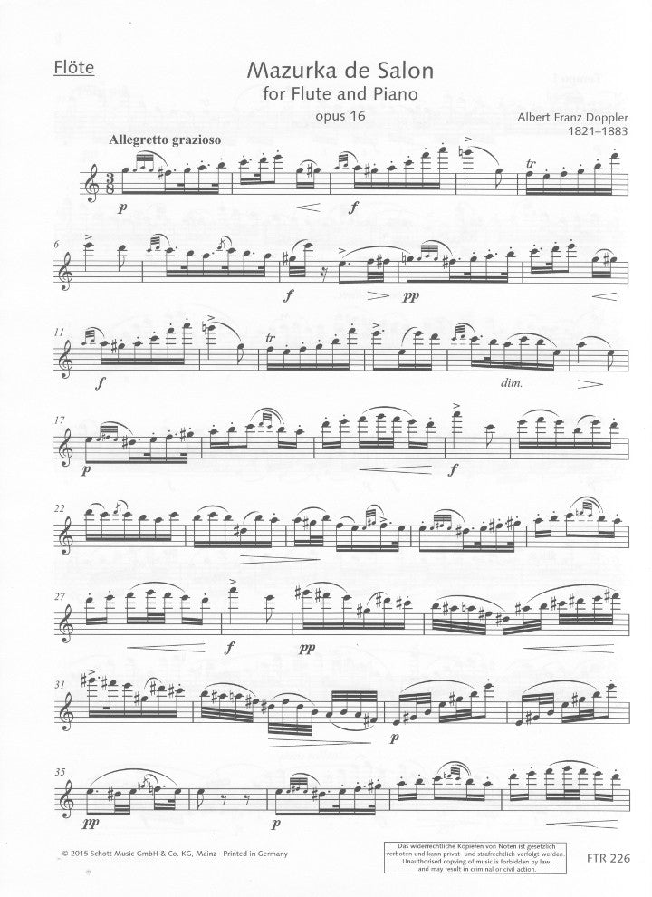 Doppler, F :: Mazurka de Salon