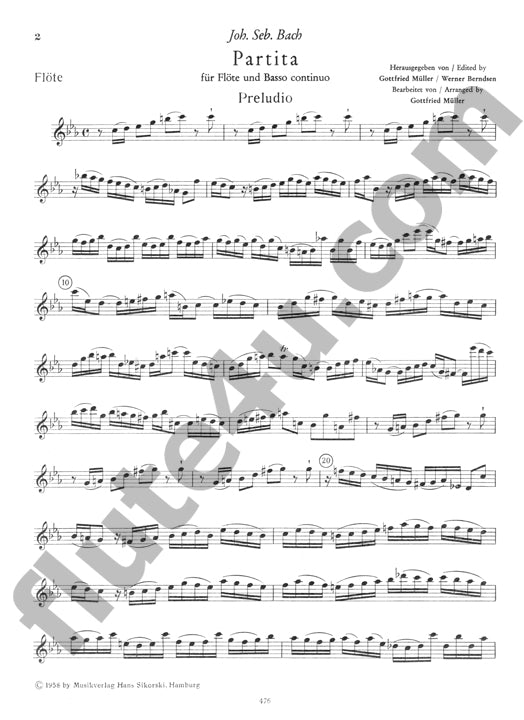 Bach, JS :: Partita in C minor