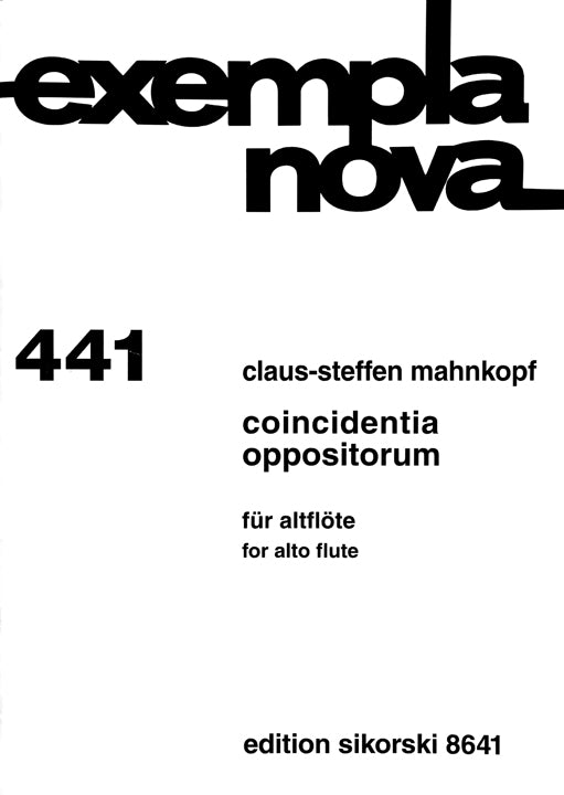 Mahnkopf, C-S :: coincidentia oppositorum
