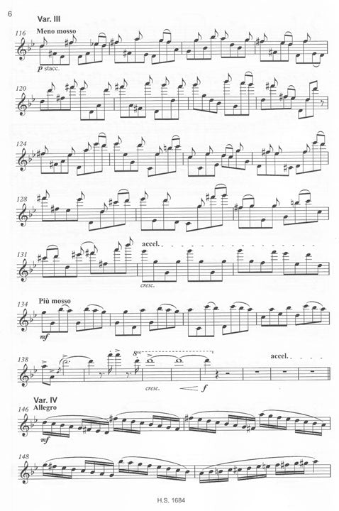 Lazic, D :: Variationen uber 'Hava Nagila' Opus 10 [Variations on 'Hava Nagila'  Opus 10]