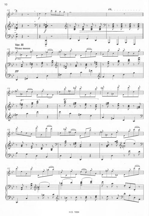Lazic, D :: Variationen uber 'Hava Nagila' Opus 10 [Variations on 'Hava Nagila'  Opus 10]